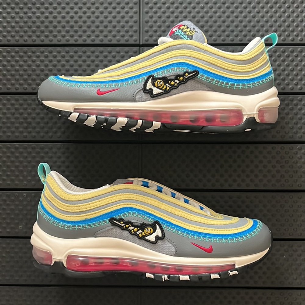 Nike Air Max 97 SE, Air Sprung Iron Grey (GS) NIB, Size 6.5 Big Boys
